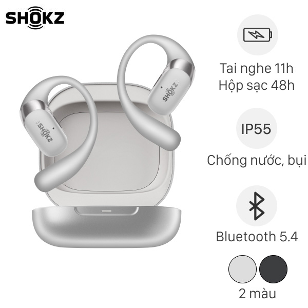 Tai nghe Bluetooth True Wireless Shokz T921 OPENFIT 2 