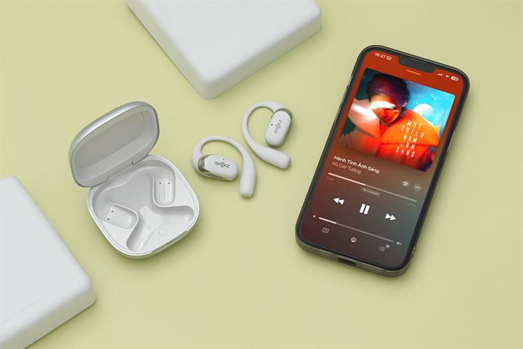 Tai nghe Bluetooth True Wireless Shokz T921 OPENFIT 2+ Màu Xám