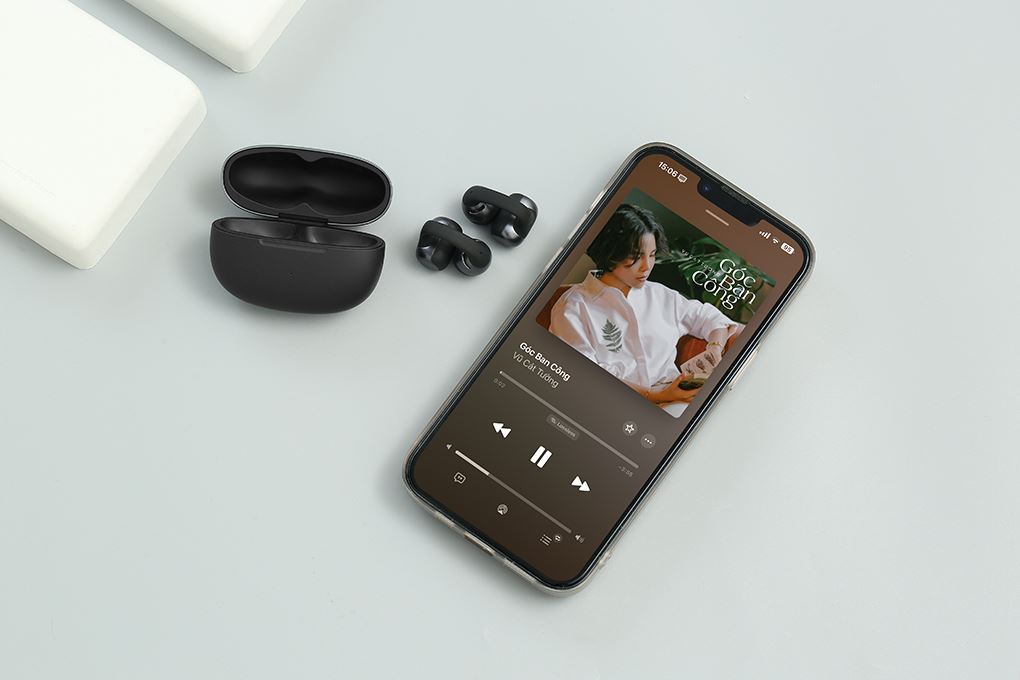 Tai nghe Bluetooth True Wireless Shokz E310 OPENDOTS ONE Màu Đen