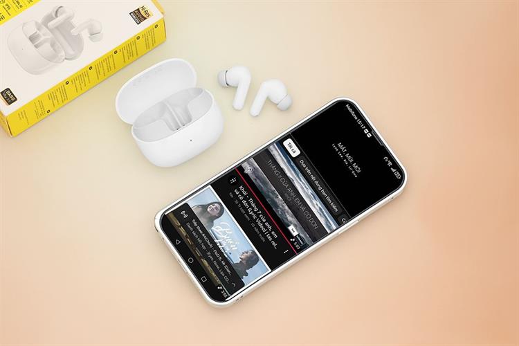Tai nghe Bluetooth True Wireless Baseus Bass BP1 Pro PM132 Màu Trắng