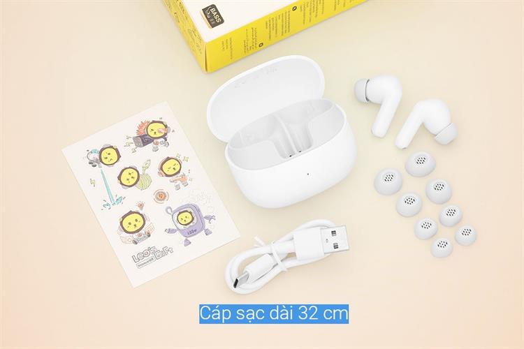 Tai nghe Bluetooth True Wireless Baseus Bass BP1 Pro PM132 Màu Trắng