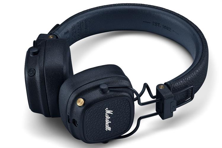 Tai nghe Bluetooth chụp tai Marshall Major V Xanh bóng đêm