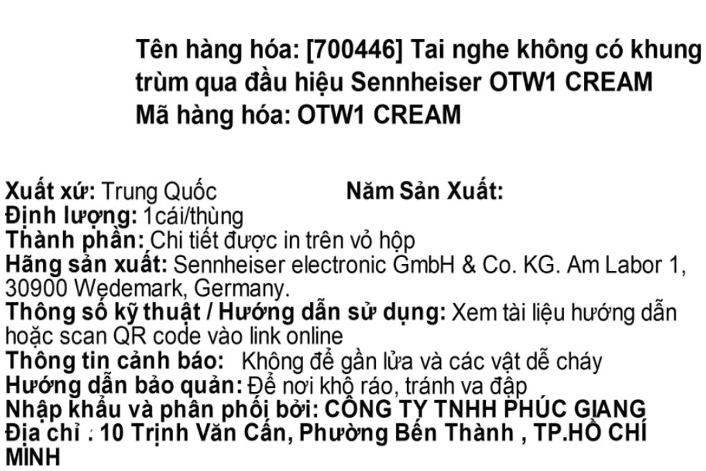 Tai nghe Bluetooth True Wireless Sennheiser Accentum Open OTW1 - 6