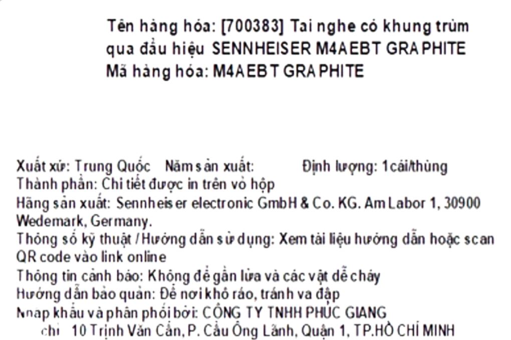 Tai nghe Bluetooth Chụp Tai Sennheiser Momentum 4 M4AEBT Màu Ghi đen