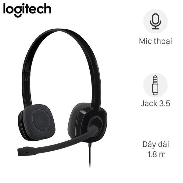 Tai nghe Chụp Tai Logitech H151 (imei)