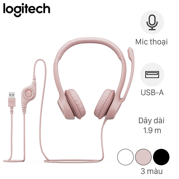 Tai nghe Chụp Tai Logitech H390 (imei)