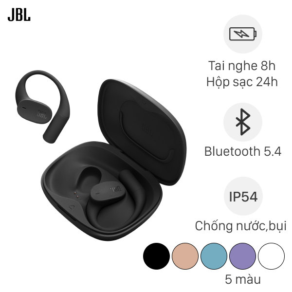 Tai nghe Bluetooth Open-Ear True Wireless JBL Sense Lite