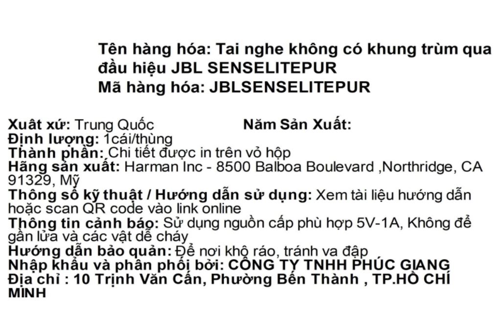 Tai nghe Bluetooth Open-Ear True Wireless JBL Sense Lite - 6