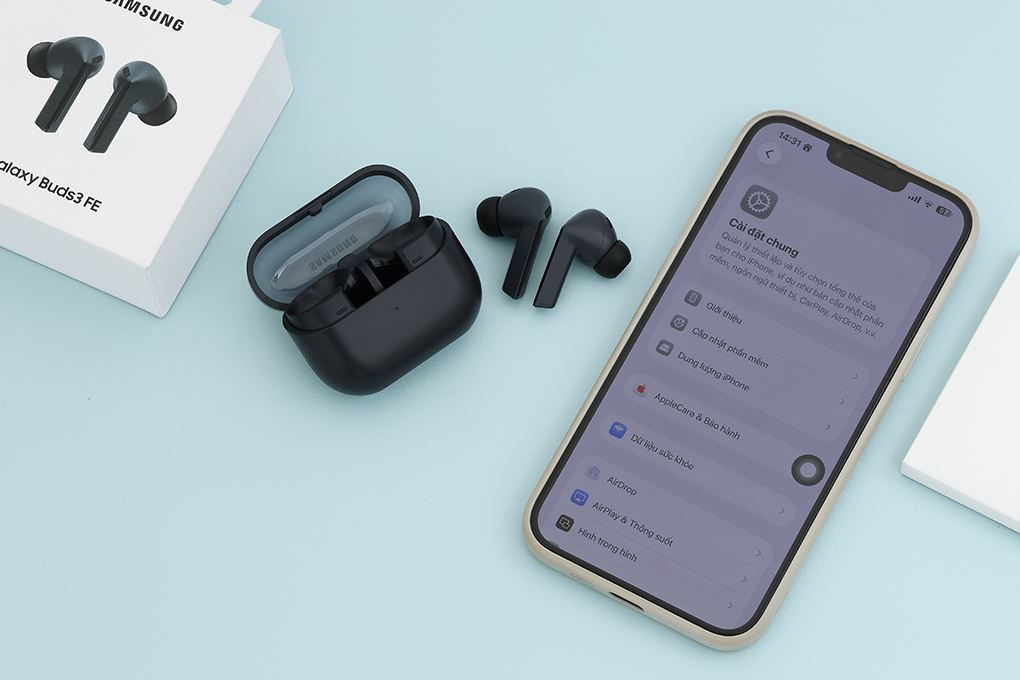 Tai nghe Bluetooth True Wireless Samsung Galaxy Buds3 FE R420N Màu Đen