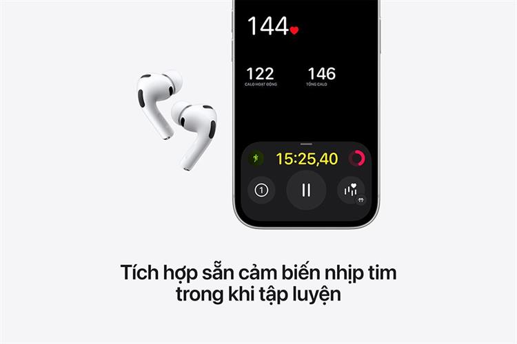 Tai nghe Bluetooth Apple AirPods Pro 3 Trắng MFHP4 Màu Trắng