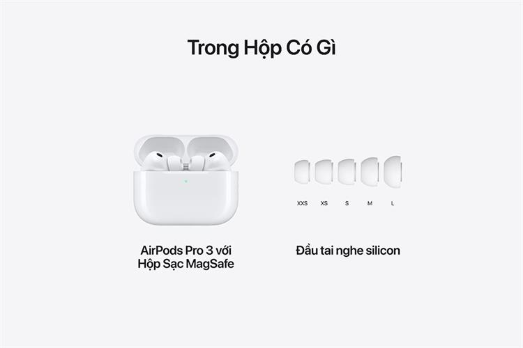 Tai nghe Bluetooth Apple AirPods Pro 3 Trắng MFHP4 Màu Trắng