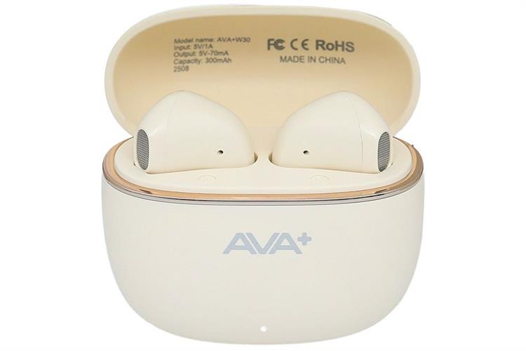 Tai nghe Bluetooth True Wireless AVA+ FreeGo W30 Màu Màu be