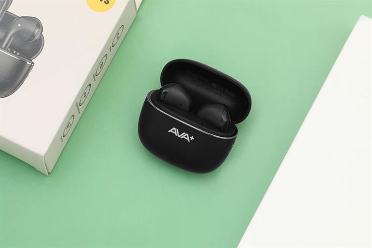 Tai nghe Bluetooth True Wireless AVA+ FreeGo W30 Màu Đen