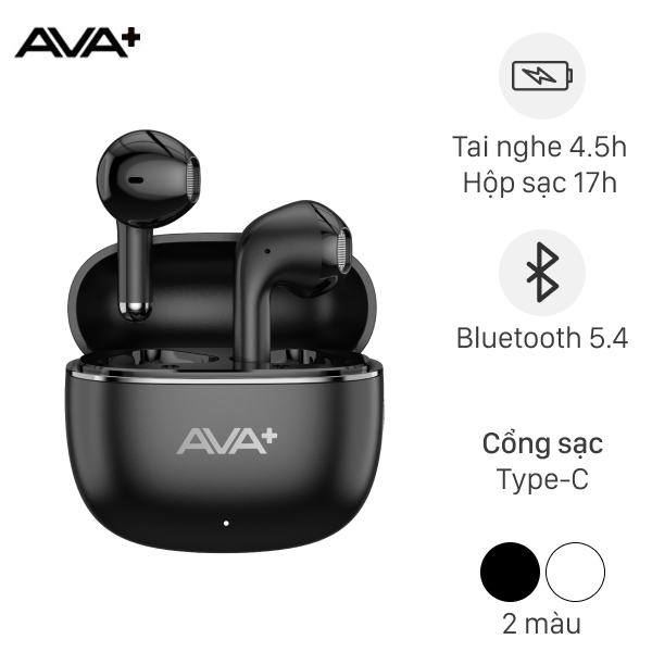 Tai nghe Bluetooth True Wireless AVA  FreeGo W30