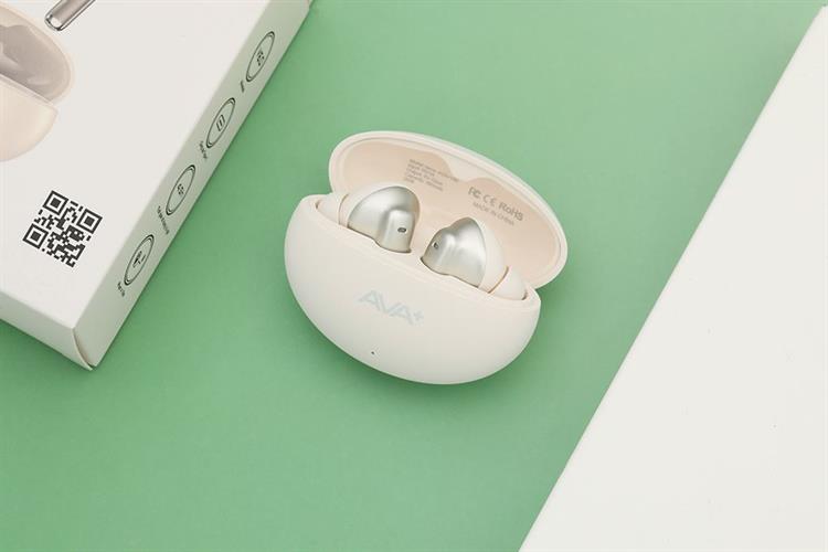 Tai nghe Bluetooth True Wireless AVA+ FreeGo Y60 Màu Màu be