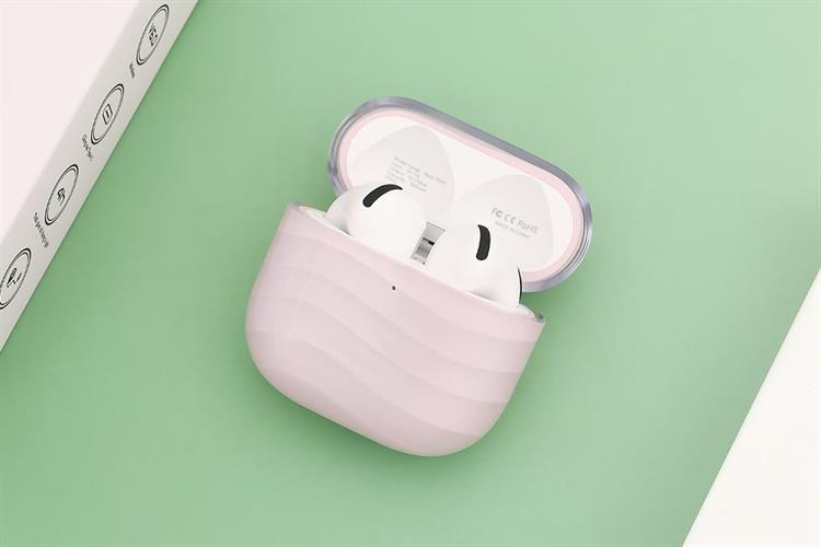 Tai nghe Bluetooth True Wireless Rezo Wave Màu Hồng