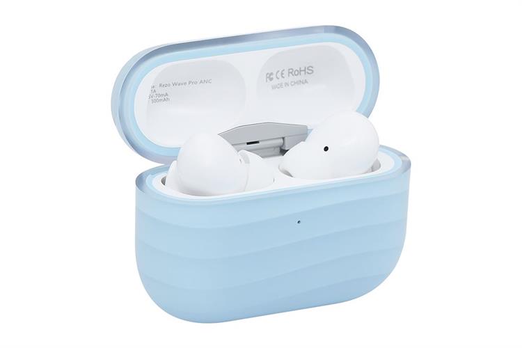 Tai nghe Bluetooth True Wireless Rezo Wave Pro ANC Màu Xanh Dương