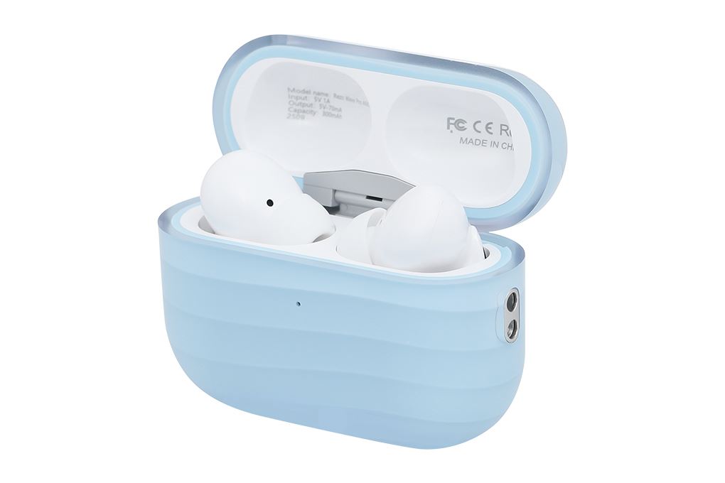 Tai nghe Bluetooth True Wireless Rezo Wave Pro ANC Màu Xanh Dương