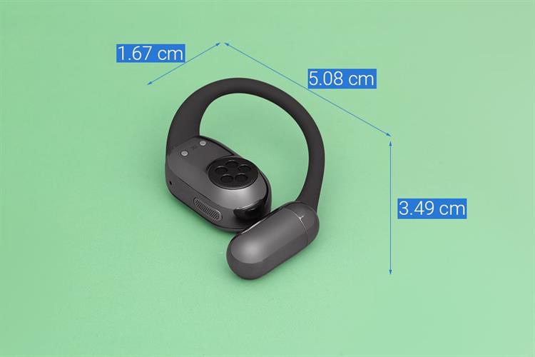 Tai nghe Bluetooth True Wireless Xiaomi OpenWear Stereo Pro Màu Đen
