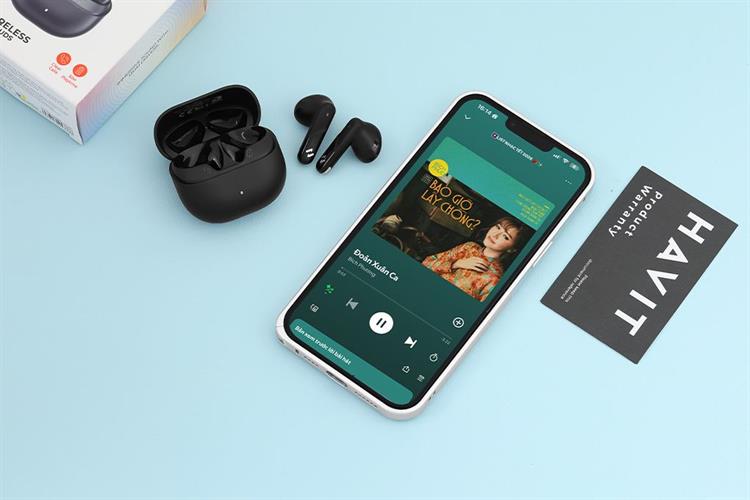Tai nghe Bluetooth True Wireless Havit LIFE 04T Màu Đen