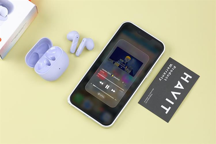 Tai nghe Bluetooth True Wireless Havit LIFE 04T Màu Tím