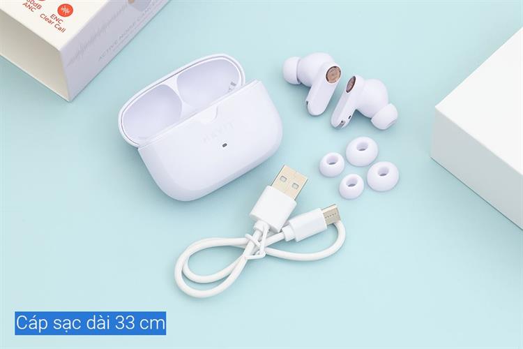 Tai nghe Bluetooth True Wireless Havit TW992 Màu Tím