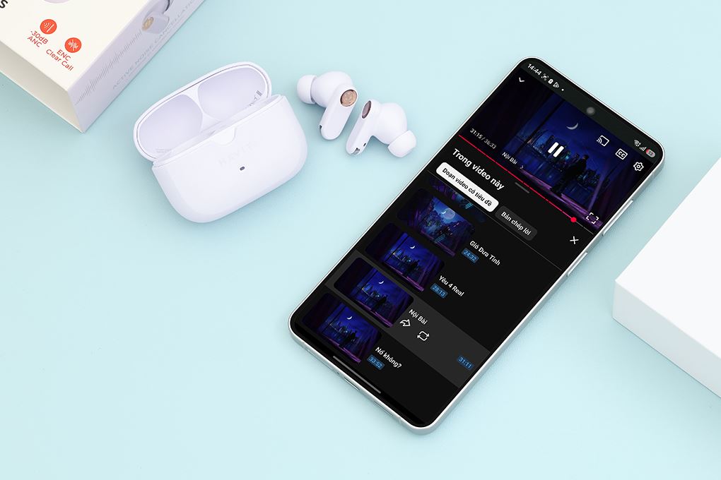 Tai nghe Bluetooth True Wireless Havit TW992 Màu Tím