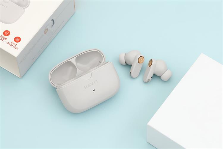 Tai nghe Bluetooth True Wireless Havit TW992 Màu Xám