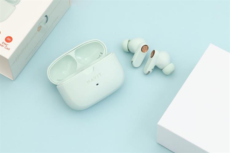 Tai nghe Bluetooth True Wireless Havit TW992 Màu Xanh lá