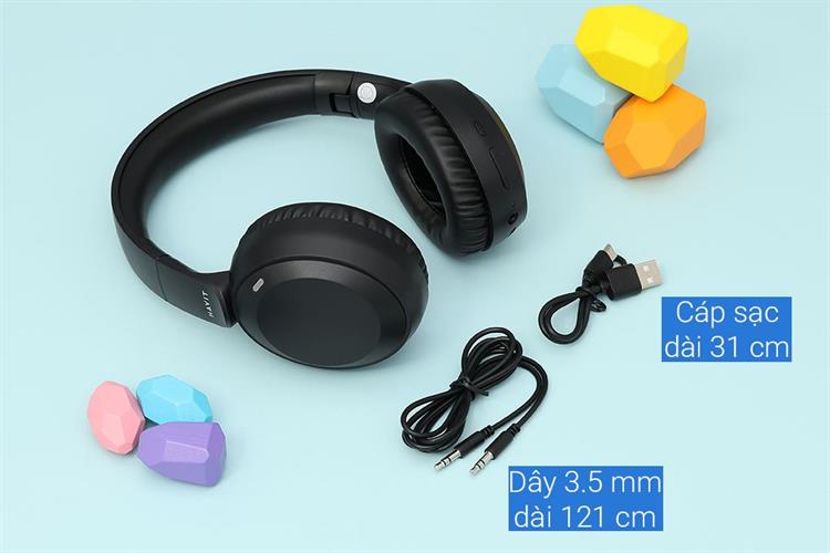 Tai nghe Bluetooth Chụp Tai Havit H603BT Màu Đen