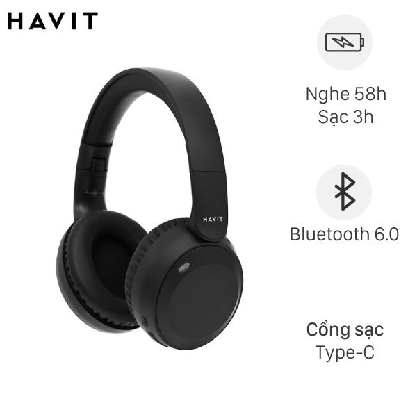 Tai nghe Chụp Tai Havit H603BT