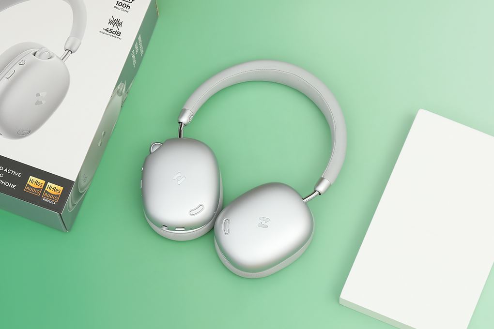 Tai nghe Bluetooth Chụp Tai Havit Space S1 Màu Bạc