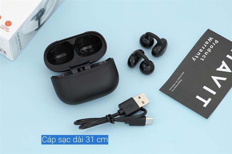 Tai nghe Bluetooth Open-Ear True Wireless Havit OWS929 Màu Đen