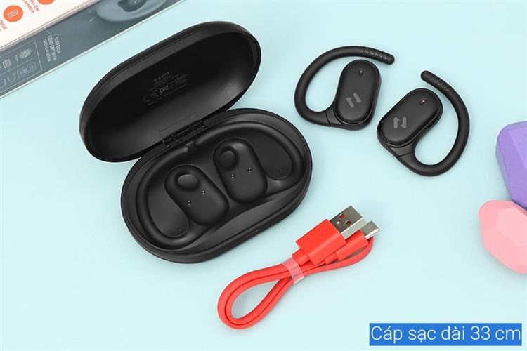 Tai nghe Bluetooth Open-Ear True Wireless Havit OWFIT 02A Màu Đen