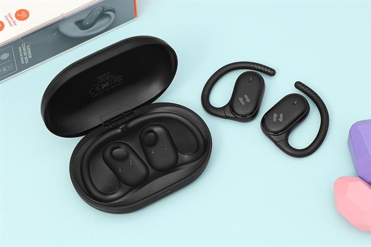 Tai nghe Bluetooth Open-Ear True Wireless Havit OWFIT 02A Màu Đen