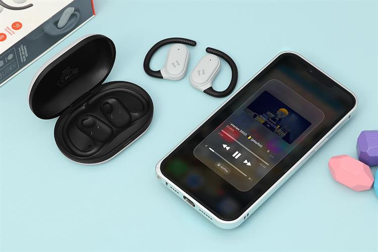 Tai nghe Bluetooth Open-Ear True Wireless Havit OWFIT 02A Màu Đen - Xám