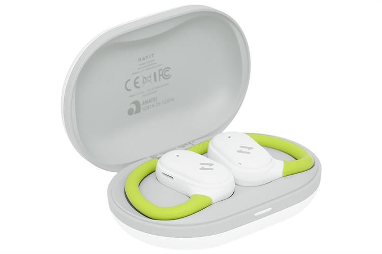 Tai nghe Bluetooth Open-Ear True Wireless Havit OWFIT 02A Màu Trắng - Xanh