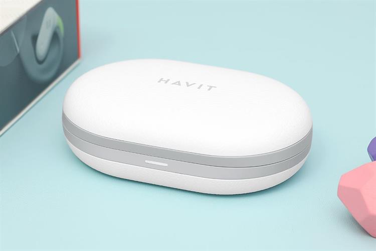 Tai nghe Bluetooth Open-Ear True Wireless Havit OWFIT 02A Màu Trắng - Xanh