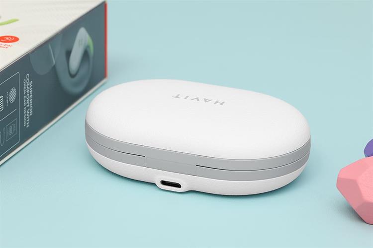 Tai nghe Bluetooth Open-Ear True Wireless Havit OWFIT 02A Màu Trắng - Xanh