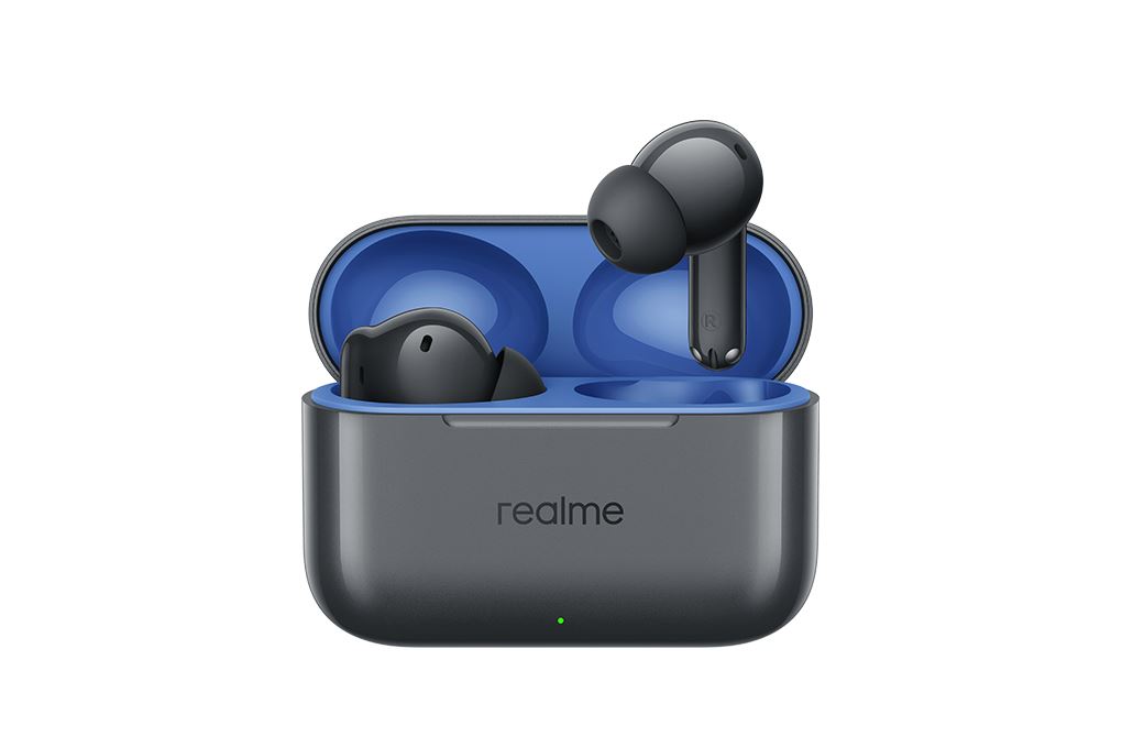 Tai nghe Bluetooth True Wireless Realme Buds T200 Màu Xám