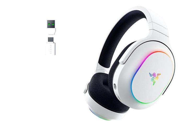Tai nghe Bluetooth Chụp Tai Gaming Razer Barracuda X Chroma Màu Trắng