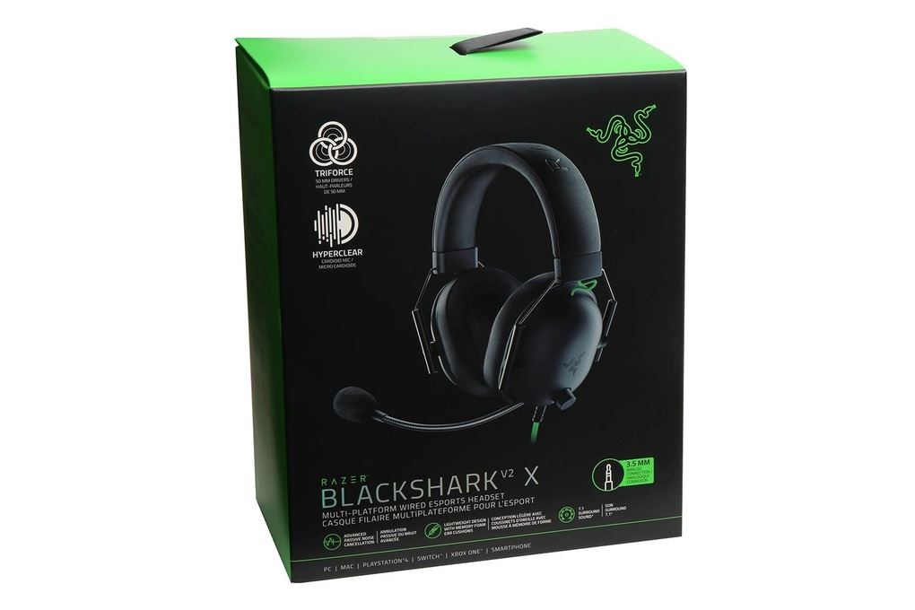 Tai nghe Chụp Tai Gaming Razer BlackShark V2 X Màu Đen