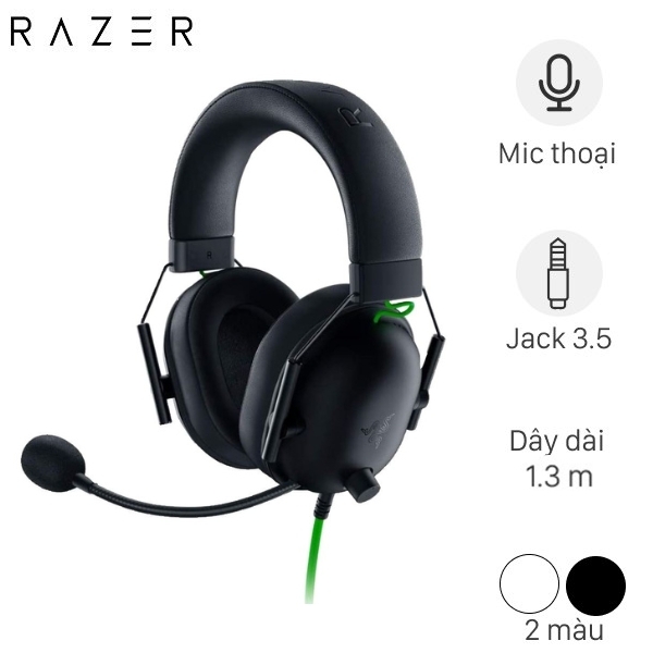 Tai nghe Chụp tai Gaming Razer BlackShark V2 X