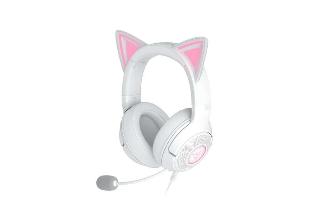 Tai nghe Chụp tai Gaming Razer Kraken Kitty V2 Màu Trắng