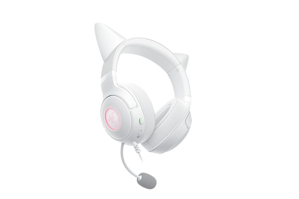 Tai nghe Chụp tai Gaming Razer Kraken Kitty V2 Màu Trắng