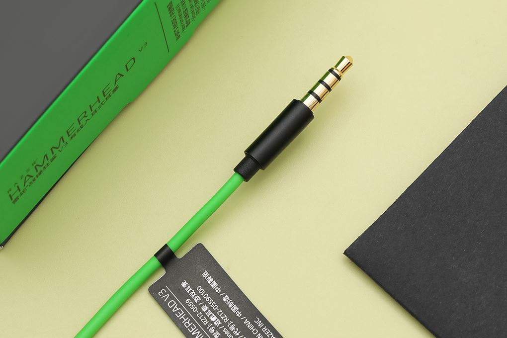 Tai nghe Có dây EP Razer Hammerhead V3 Earbuds Màu Đen
