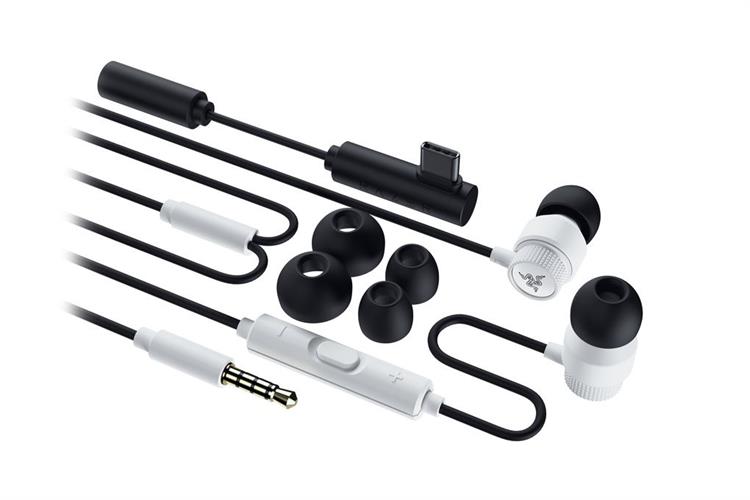 Tai nghe Có dây EP Razer Hammerhead V3 Earbuds Màu Trắng