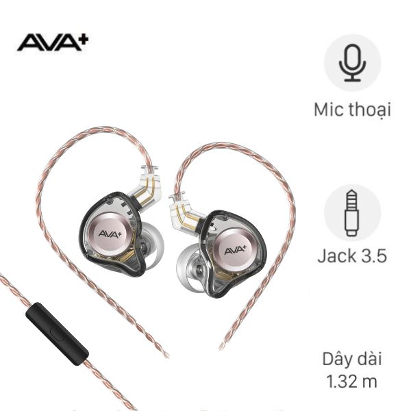 Tai nghe Có dây EP AVA+ LiveBass HiFi S10