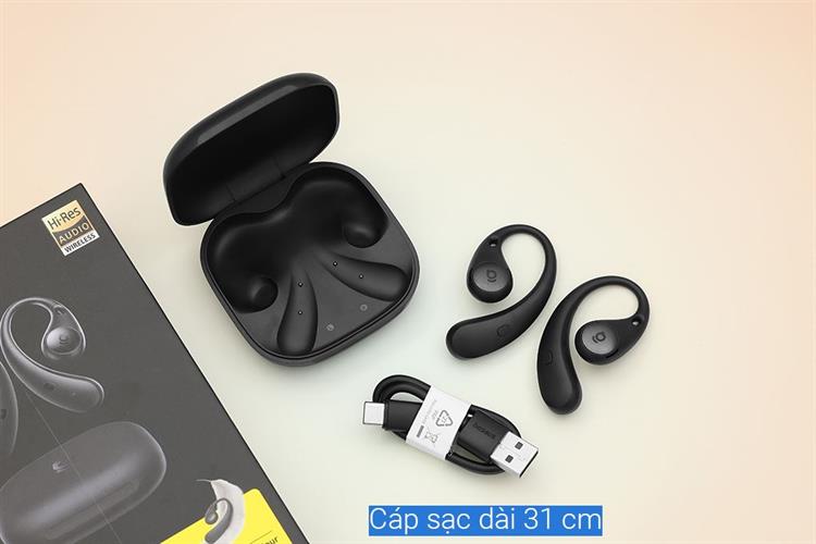 Tai nghe Bluetooth Open-Ear TWS Baseus Eli Sport 2 Màu Đen