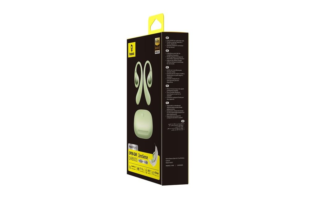 Tai nghe Bluetooth Open-Ear TWS Baseus Eli Sport 2 Màu Xanh lá